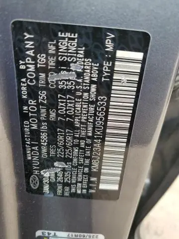 2019 HYUNDAI TUCSON SE