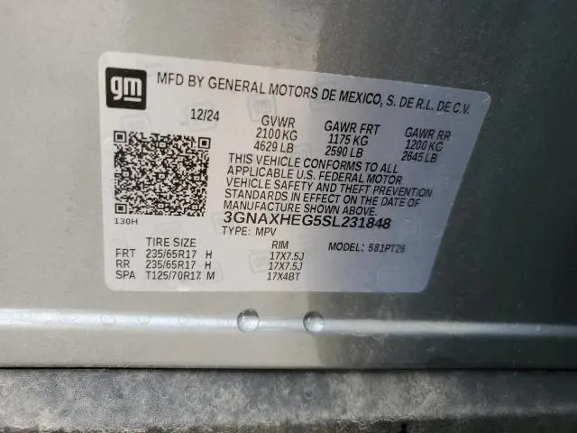 2025 CHEVROLET EQUINOX LT  