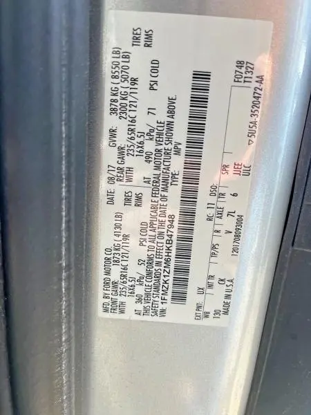 2017 FORD TRANSIT T-150  