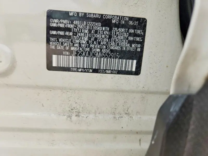 2021 SUBARU FORESTER PREMIUM  