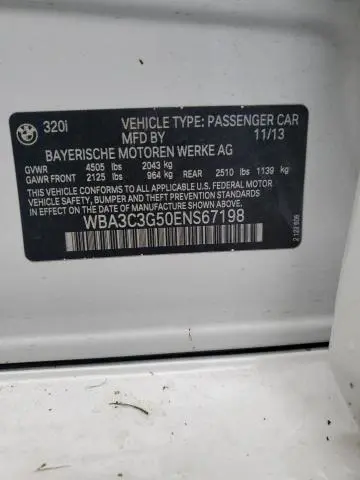 2014 BMW 320 I XDRIVE  