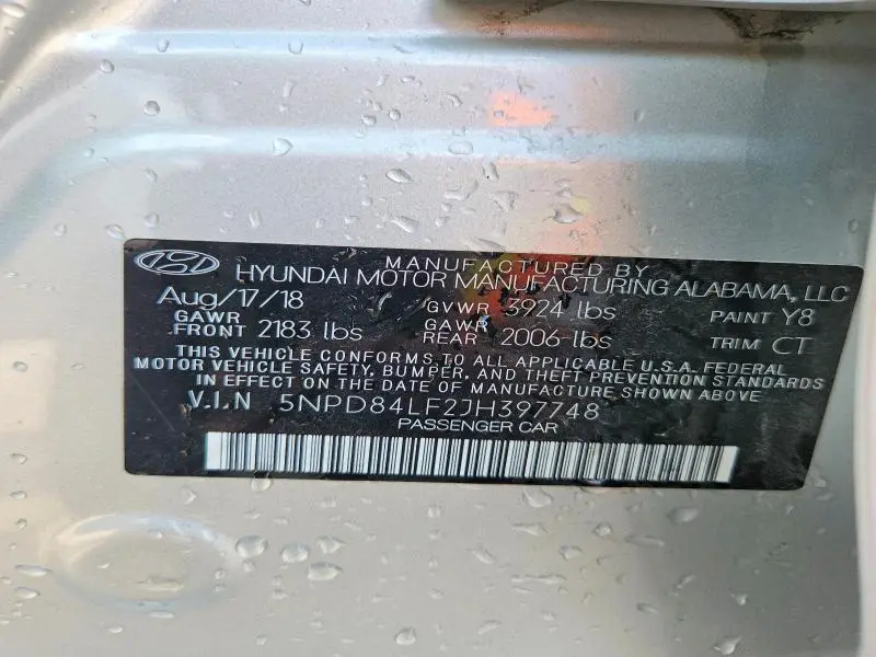 2018 HYUNDAI ELANTRA VALUE EDITION  