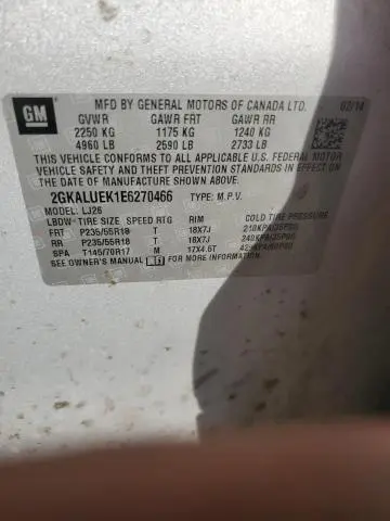 2014 GMC TERRAIN DENALI  