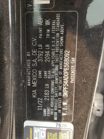 2023 KIA FORTE GT LINE  