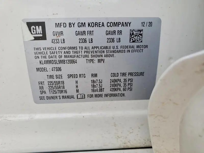 2021 BUICK ENCORE GX SELECT  