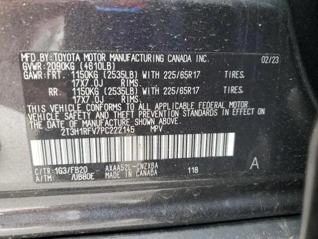 2023 TOYOTA RAV4 LE