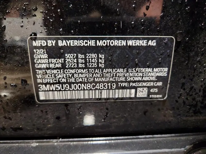 2022 BMW M340XI   