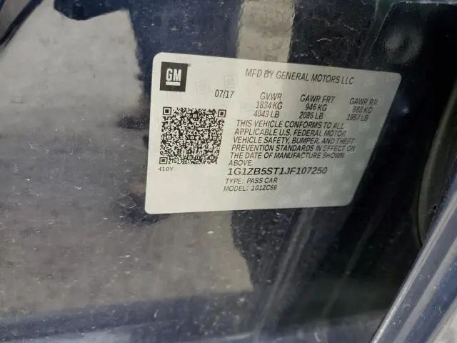 2018 CHEVROLET MALIBU LS  