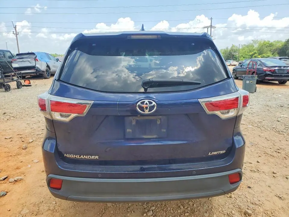2015 TOYOTA HIGHLANDER LIMITED PLATINUM  