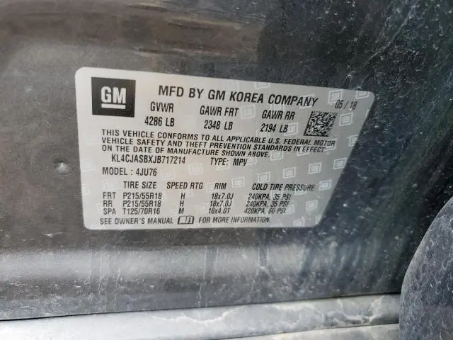 2018 BUICK ENCORE PREFERRED  