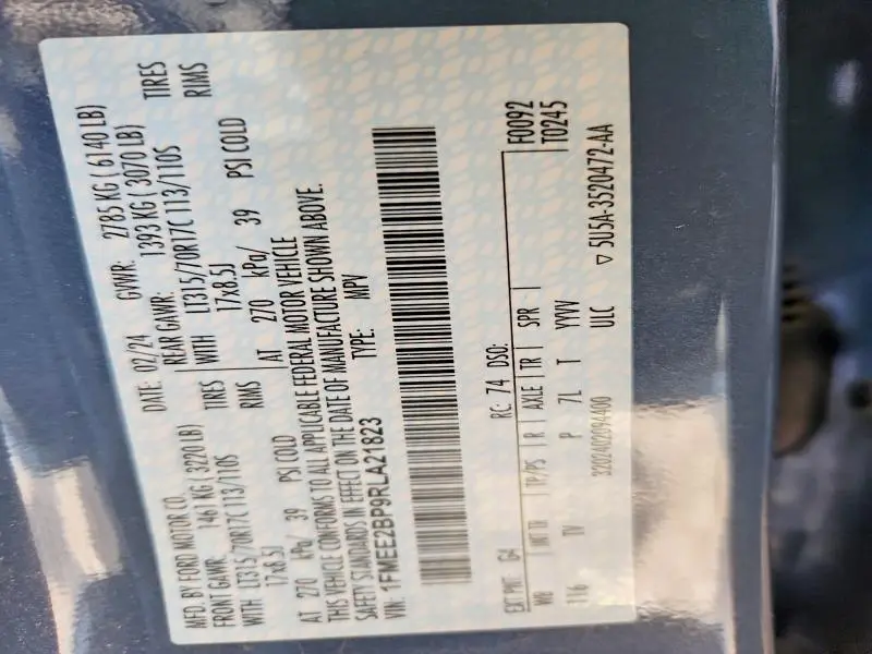 2024 FORD BRONCO WILDTRAK  