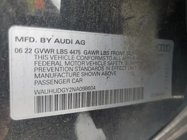 2022 AUDI A3 PREMIUM PLUS  