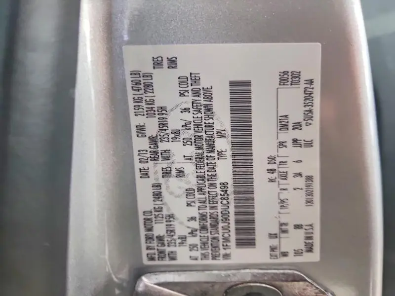 2013 FORD ESCAPE TITANIUM  