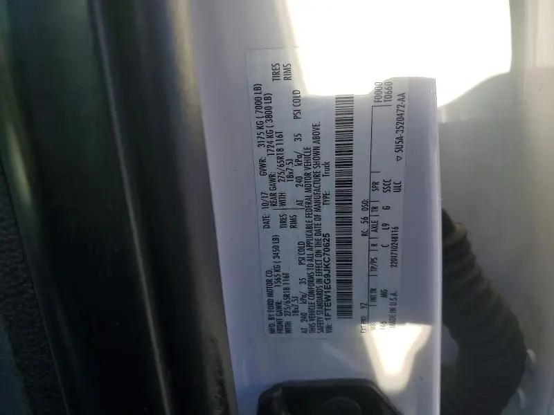 2018 FORD F150 XLT  