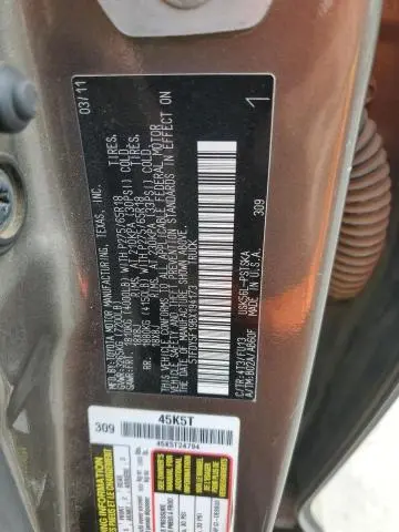 2011 TOYOTA TUNDRA CREWMAX SR5  