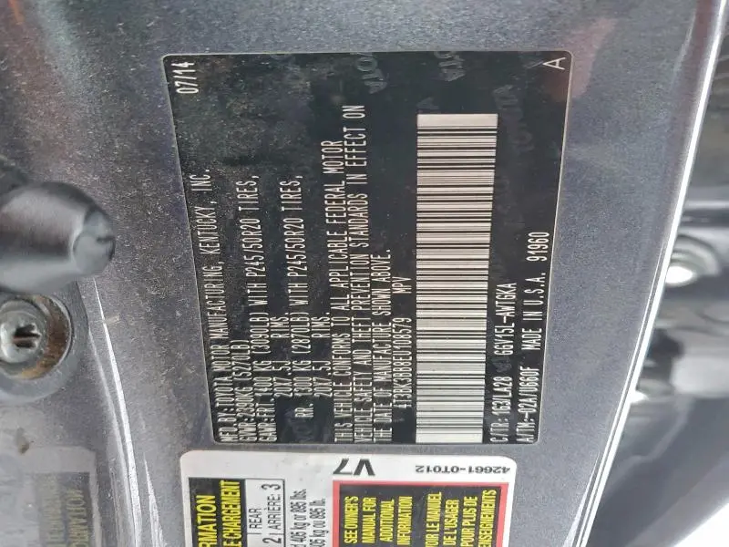 2014 TOYOTA VENZA LE  