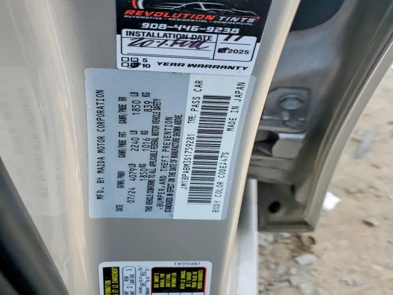 2025 MAZDA 3 SELECT SPORT  