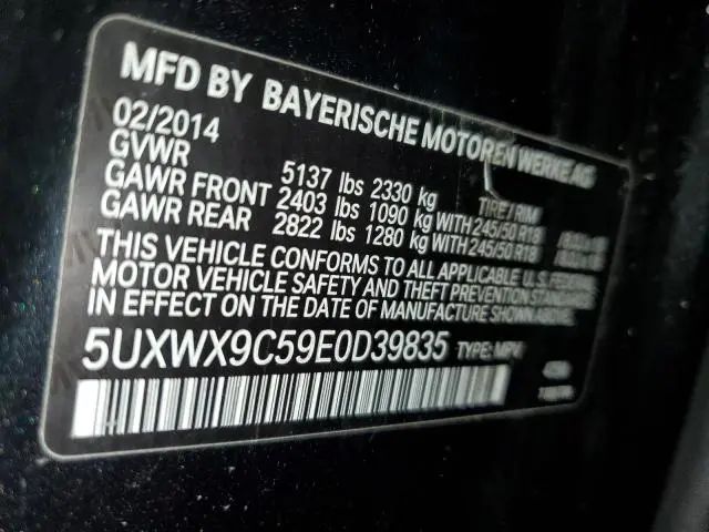 2014 BMW X3 XDRIVE28I  