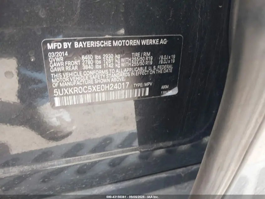 2014 BMW X5 XDRIVE35I