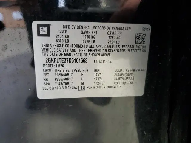 2013 GMC TERRAIN SLE  