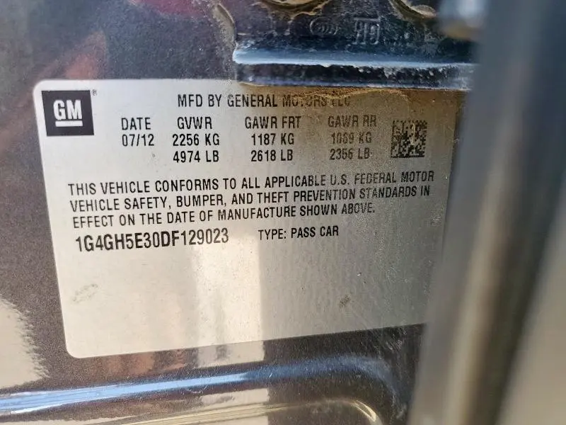 2013 BUICK LACROSSE PREMIUM  