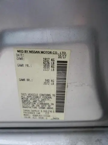 2018 NISSAN ALTIMA 2.5  