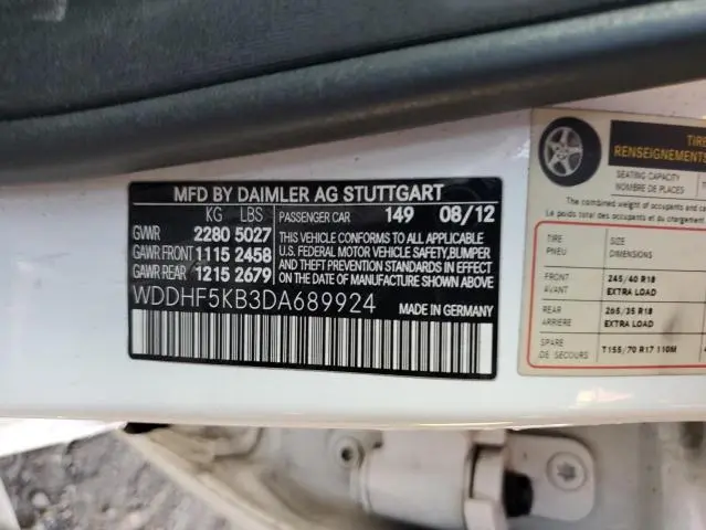 2013 MERCEDES-BENZ E 350  