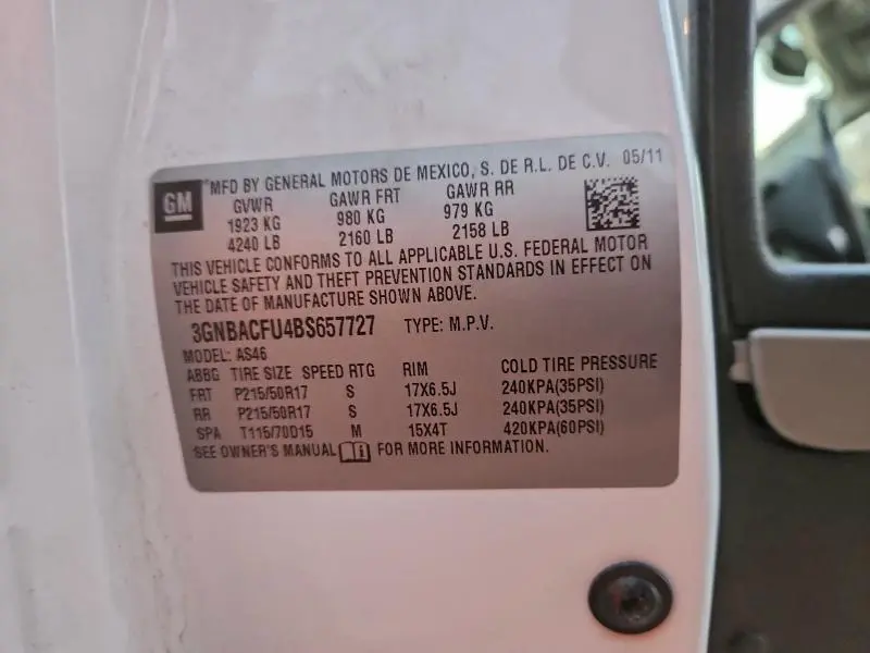 2011 CHEVROLET HHR LT  