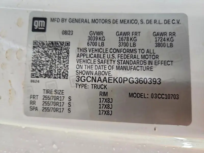 2023 CHEVROLET SILVERADO C1500  