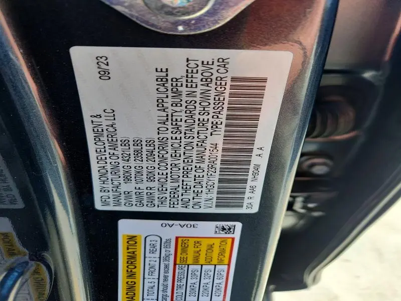 2024 HONDA ACCORD LX  