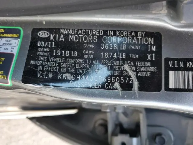 2011 KIA RIO BASE