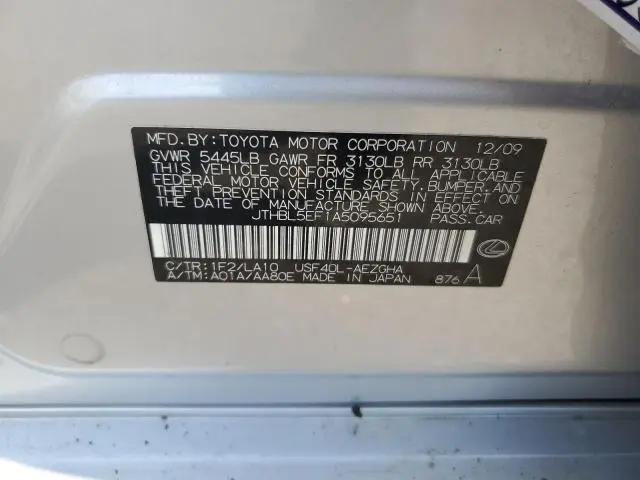 2010 LEXUS LS 460  