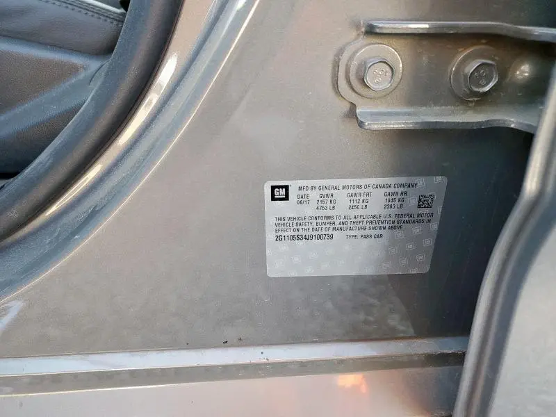 2018 CHEVROLET IMPALA LT  