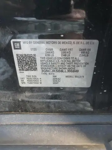 2020 CHEVROLET TRAX LS  