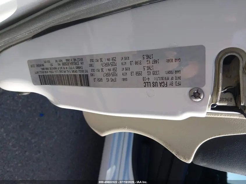 2018 DODGE GRAND CARAVAN SE
