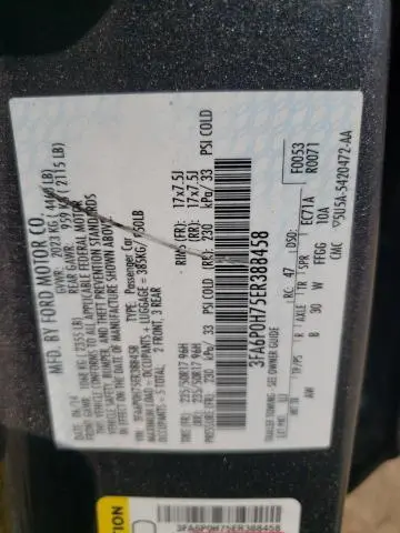 2014 FORD FUSION SE  