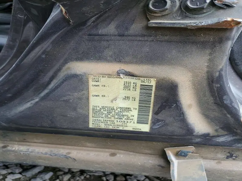 2013 NISSAN ALTIMA 2.5  