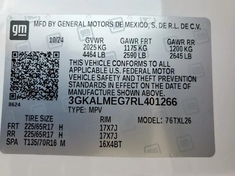 2024 GMC TERRAIN SLE  