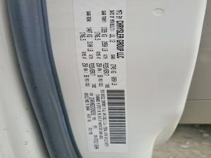 2012 VOLKSWAGEN ROUTAN SE  