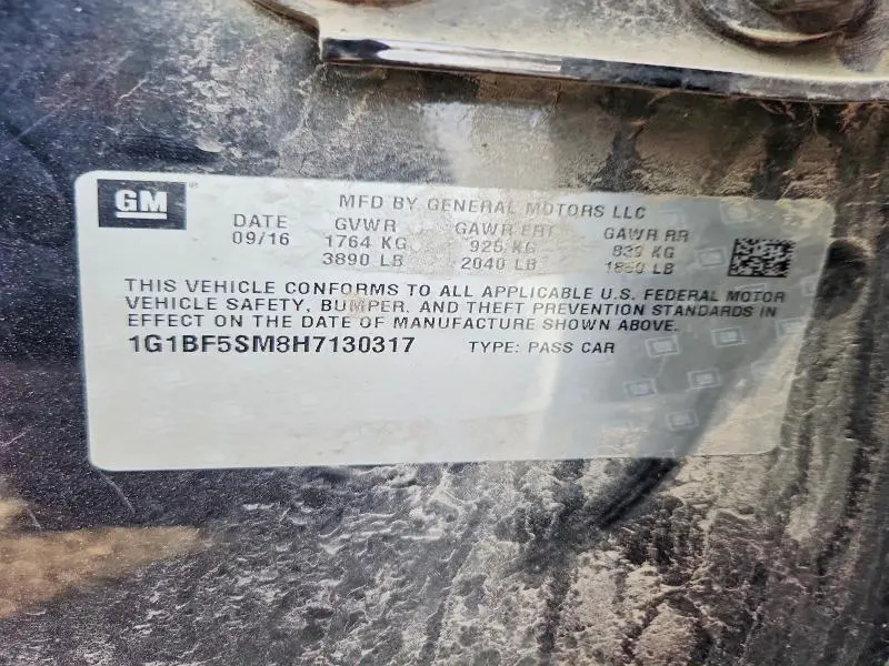 2017 CHEVROLET CRUZE PREMIER  