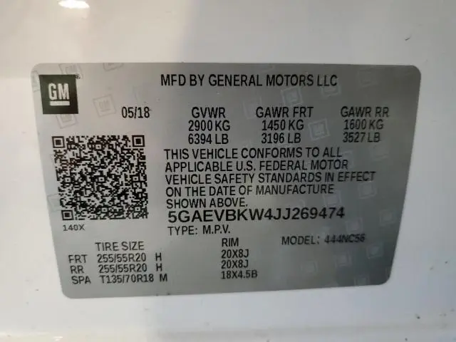 2018 BUICK ENCLAVE PREMIUM