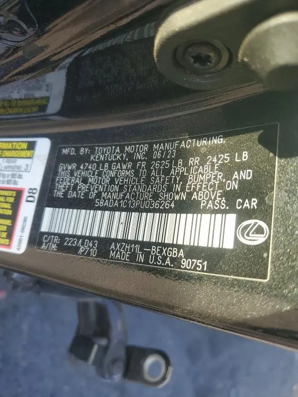 2023 LEXUS ES 300H BASE  