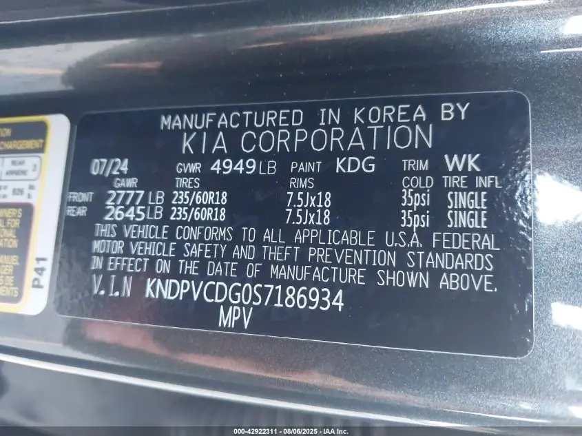 2025 KIA SPORTAGE HYBRID EX