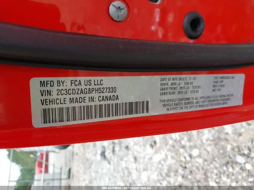 2023 DODGE CHALLENGER SXT