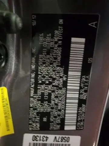 2013 TOYOTA SIENNA XLE  