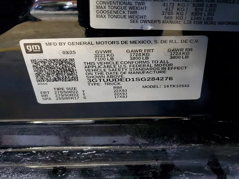 2025 GMC SIERRA K1500 SLT  