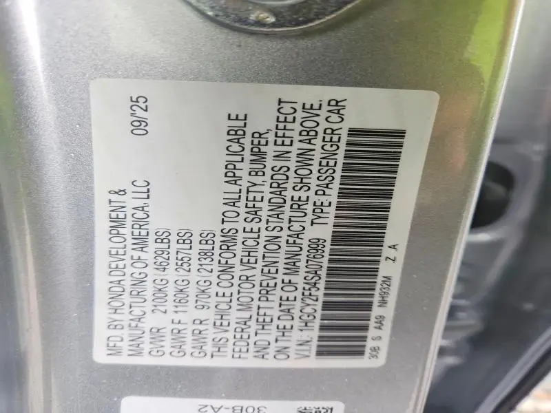 2025 HONDA ACCORD HYBRID SPORT  