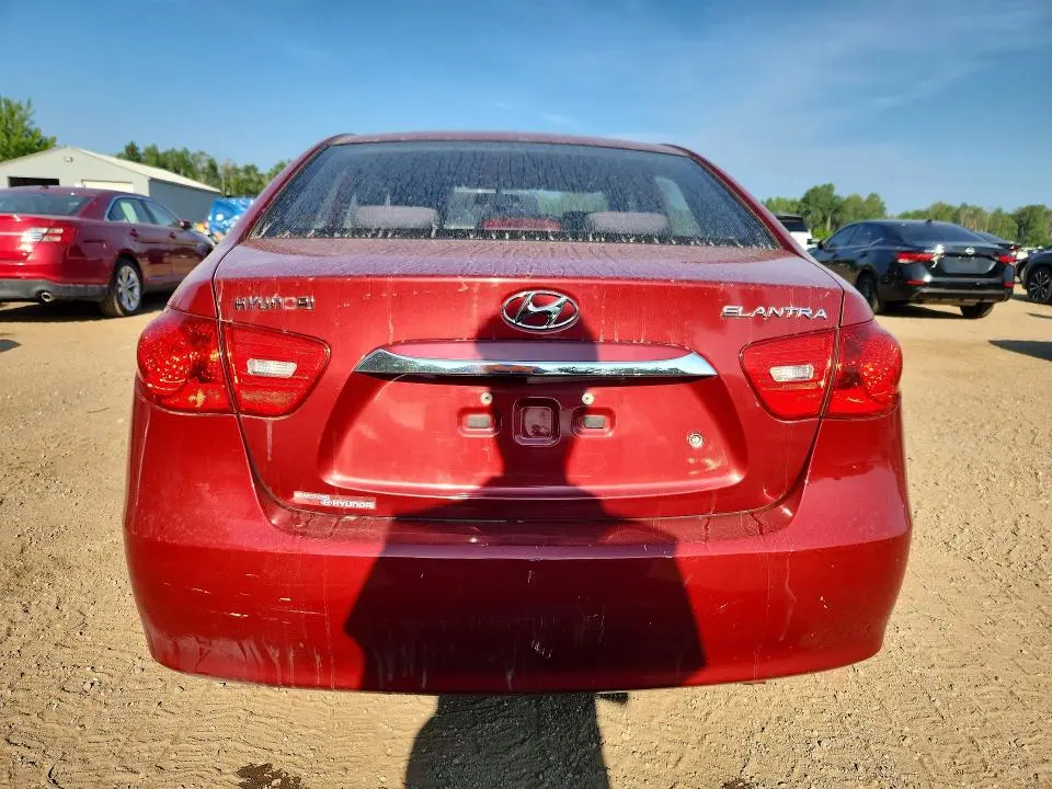 2010 HYUNDAI ELANTRA BLUE  