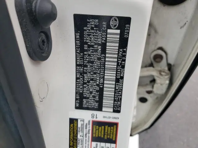 2014 TOYOTA AVALON BASE  