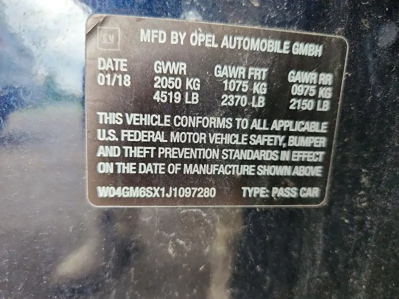 2018 BUICK REGAL PREFERRED II  